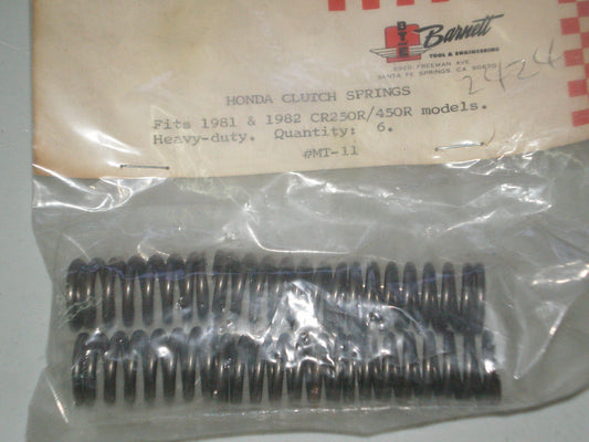 HONDA CR250 CR450 Barnett Heavy Duty Clutch Springs Set/6 MT-11