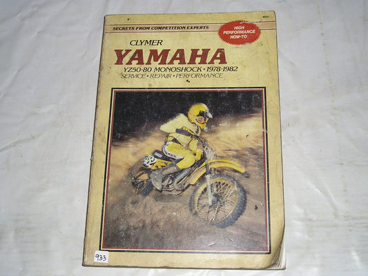 YAMAHA YZ50 YZ60 YZ80 1978-1982 Clymer Service Manual M393  #933
