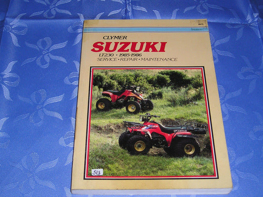 SUZUKI LT230 LT-F230 1985-1986 Clymer Service Manual M475 #513