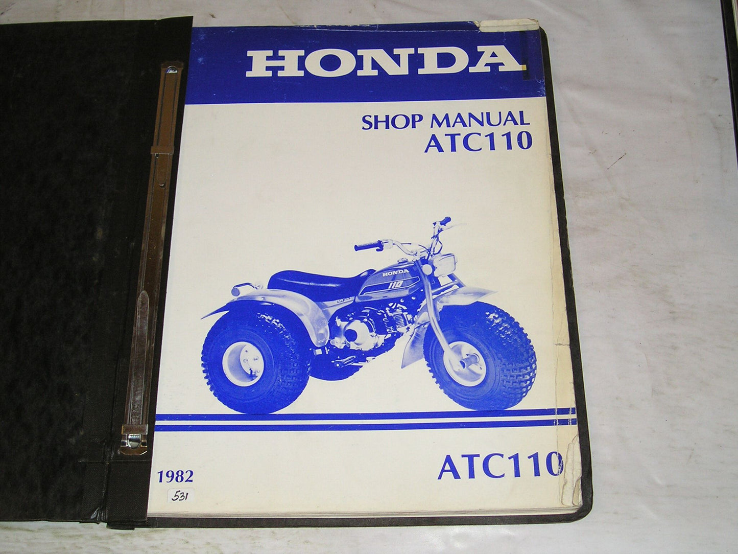 HONDA ATC110 1982  Factory Service Shop Manual  #531