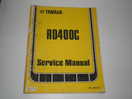 YAMAHA RD400 C 1976  Service Manual  1A1-28197-10  LIT-11616-00-02  #1576