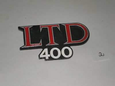 KAWASAKI KZ400 LTD Frame / Side Cover Emblem 56018-1119