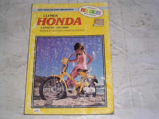 HONDA NA50  NC50 1977-1980  Clymer Service Manual M314  #603