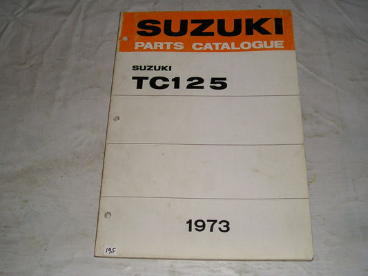 SUZUKI TC125  J K  Prospector 1972  1973  Parts Catalogue  99000-91670  #195