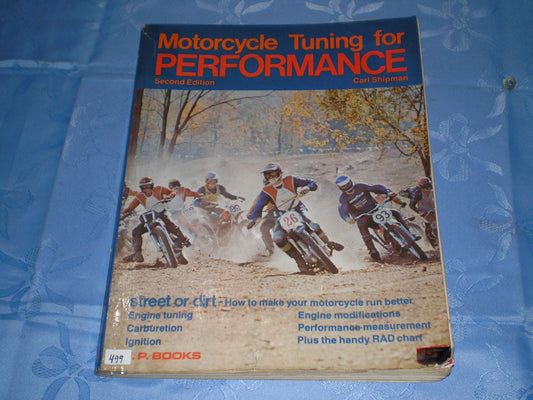 Honda Yamaha Suzuki Kawasaki Triumph Norton BSA Tuning & Performance Manual #499