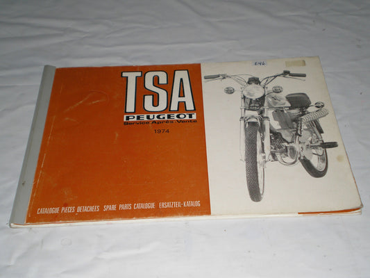 PEUGEOT TSA 1974  Parts Catalogue  1193-2000  #E78