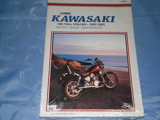 KAWASAKI VN700 VN750 1985-2001  Clymer Service Manual M356-2  #510