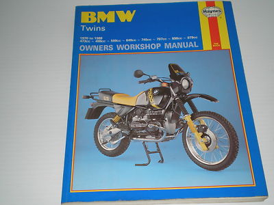 BMW R45 R50 R60 R65 R75 R80 R90 R100 Twins 1970-1988 Haynes Workshop / Service Manual 249 #E140