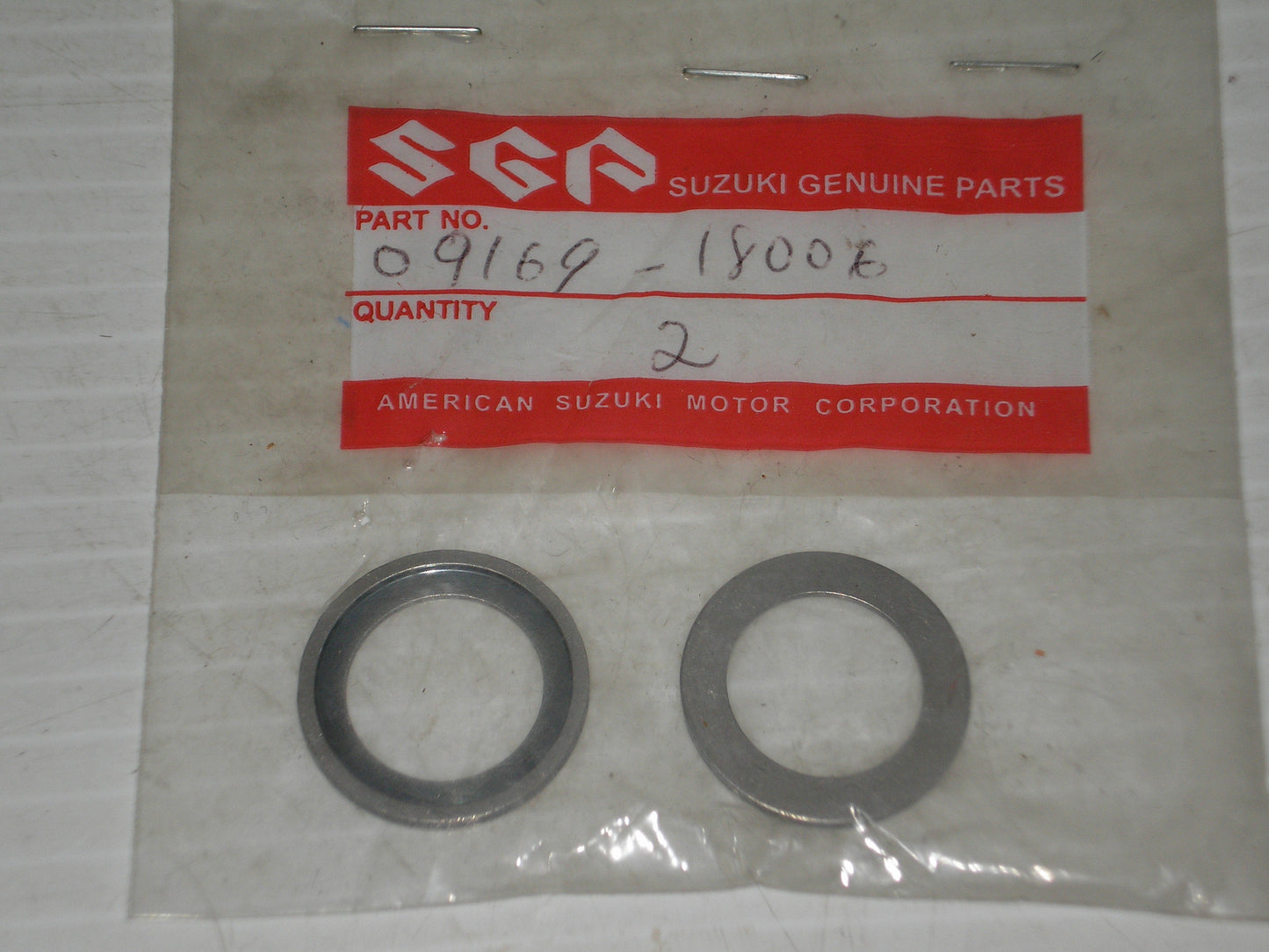 SUZUKI LT250R 1985-1992 Piston Pin Bearing Thurst Washers Set/2 09169-18006