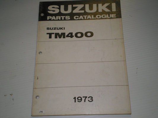 SUZUKI TM400 R J K 1971-1973 Parts Catalogue #198