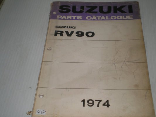 SUZUKI RV90  J/K/L Rover 1972 1973 1974  Parts Catalogue  #1653