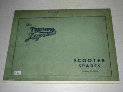 TRIUMPH Tigress Scooter  Parts Catalogue  00-5104  #E84