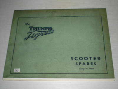 TRIUMPH Tigress Scooter Parts Catalogue 00-5104 #E84