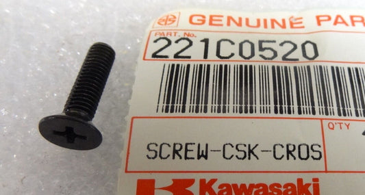 KAWASAKI EN EX GPz KAF KL KZ ZN ZX Black Screw 5x20 221C0520 / 221AB0520