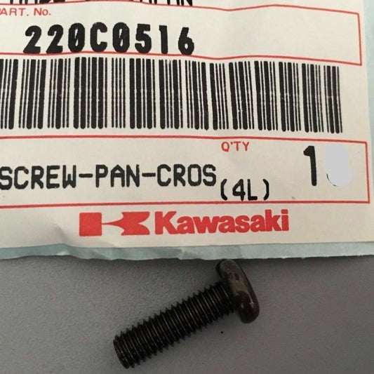 KAWASAKI KAF KL KLF KLZ KVF KZ ZG ZX Black Screw 5x16  220C0516 / 220AB0516