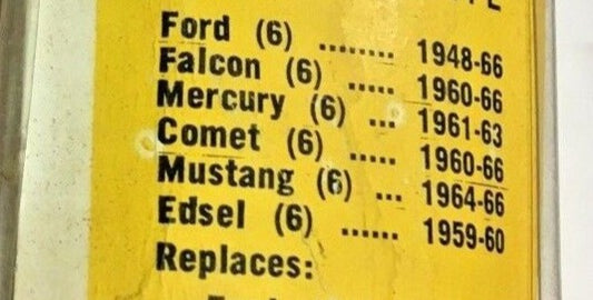 Standard Motor Product Ignition Contact Braker / Points Set FD-8081