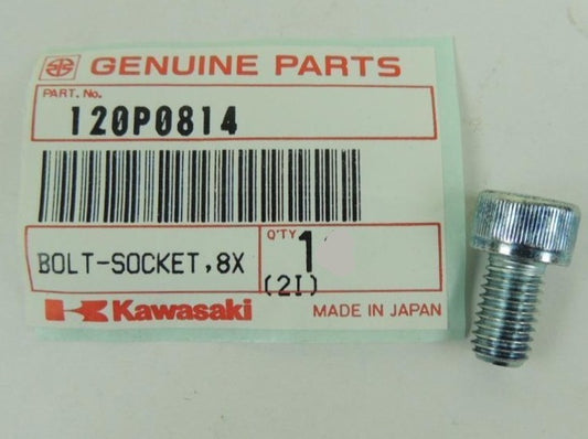 KAWASAKI ZN KLX KLF EX ZX ZL 8X14 mm SOCKET HEAD BOLT 120P0814