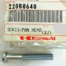 KAWASAKI KD KE KH KL KLT KX KZ  Screw 6x40mm  220B0640
