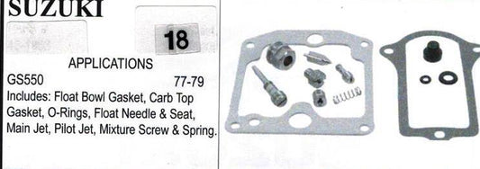 SUZUIKI GS550 1977-1979 Carburetor Repair Kit # 18